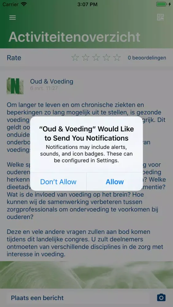 Ouderen en Voeding應用截圖
