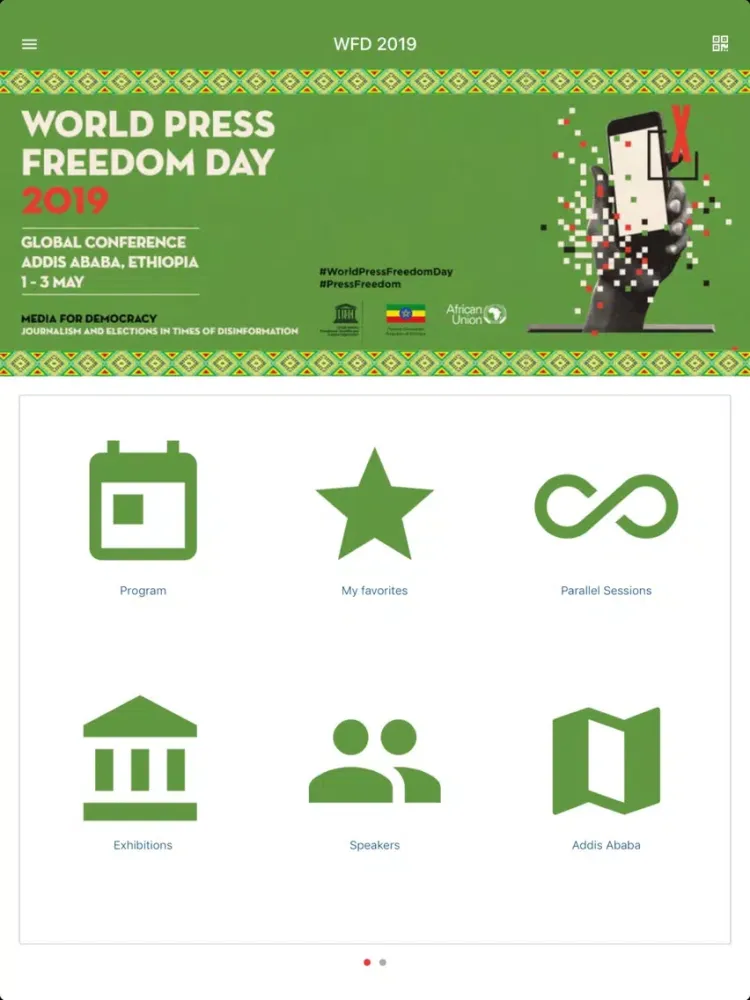World Press Freedom Day iPad  Screenshots