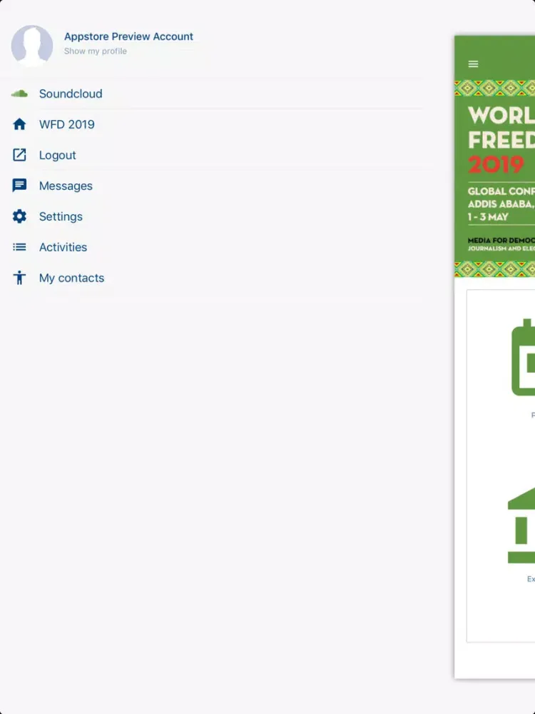 World Press Freedom Day iPad  Screenshots