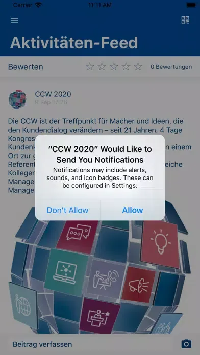 Captures d'écran de CCW 2020
