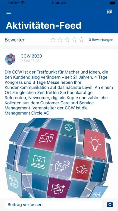Captures d'écran de CCW 2020