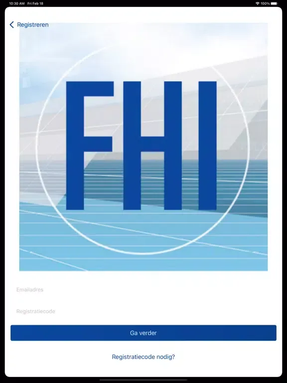 Tangkapan skrin FHI iPad 