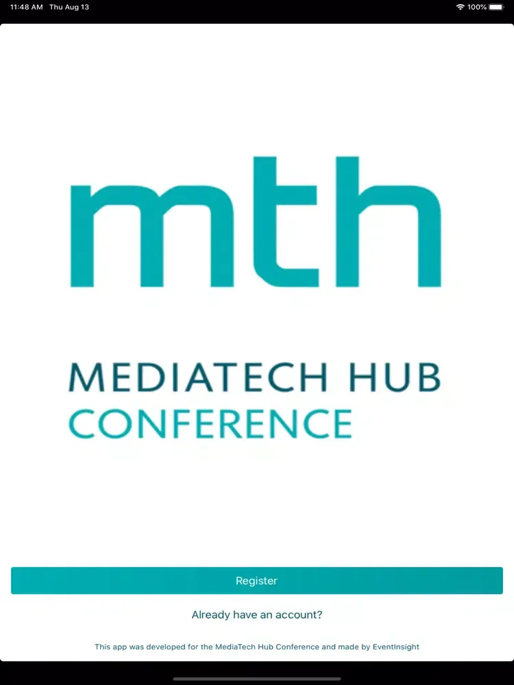MediaTech Hub Conference iPad  স্ক্রিনশট