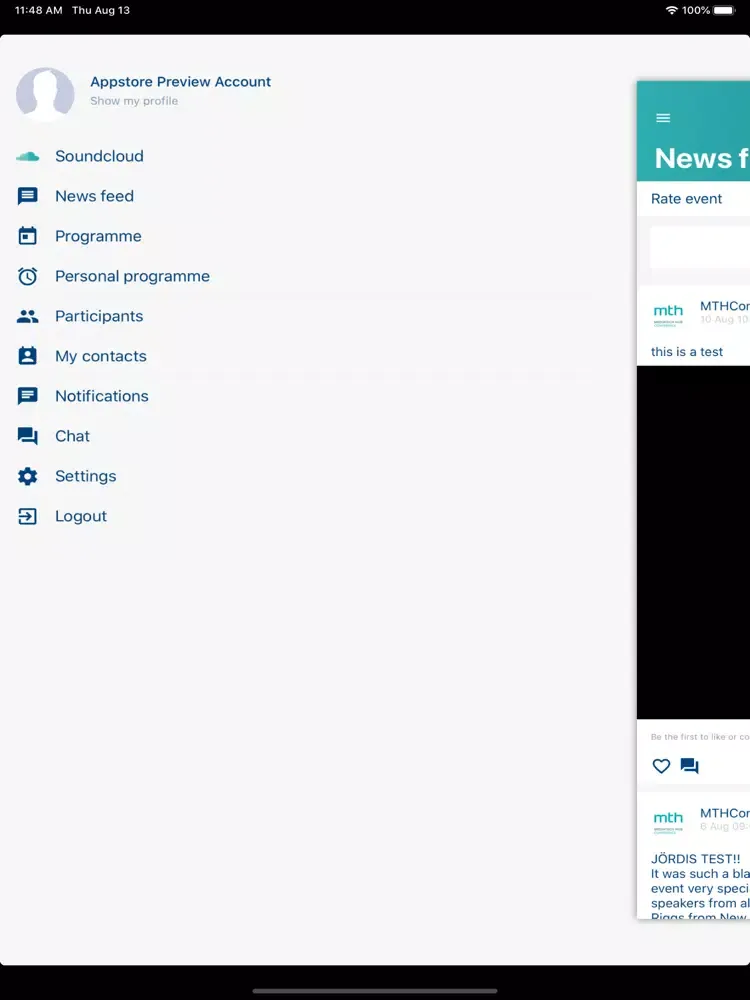 MediaTech Hub Conference iPad  স্ক্রিনশট