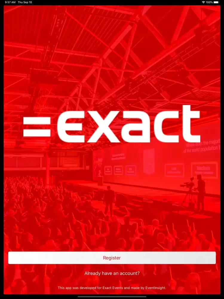 Exact Online Events iPad  স্ক্রিনশট