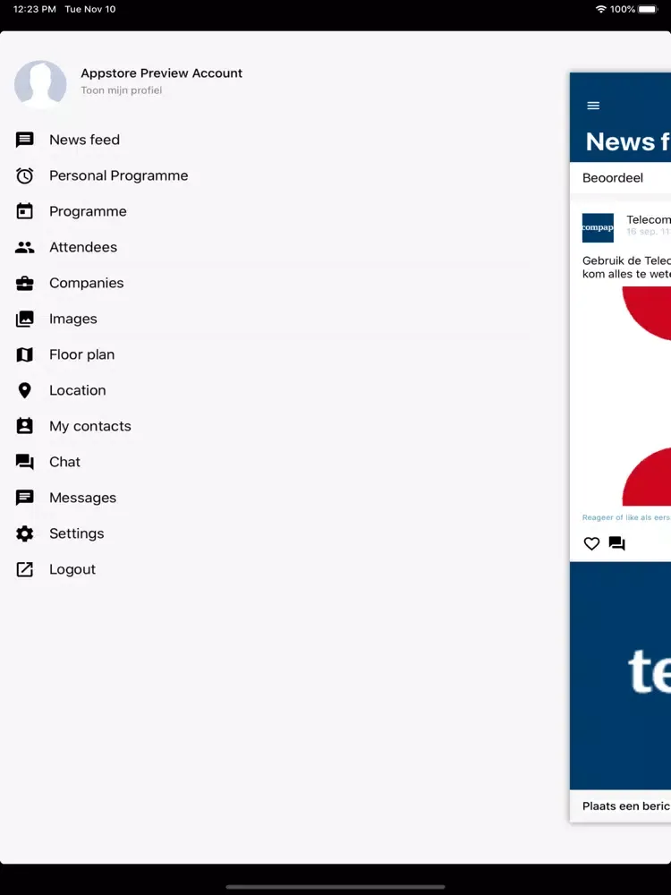 Скриншоты Telecom Insights 2020 iPad 