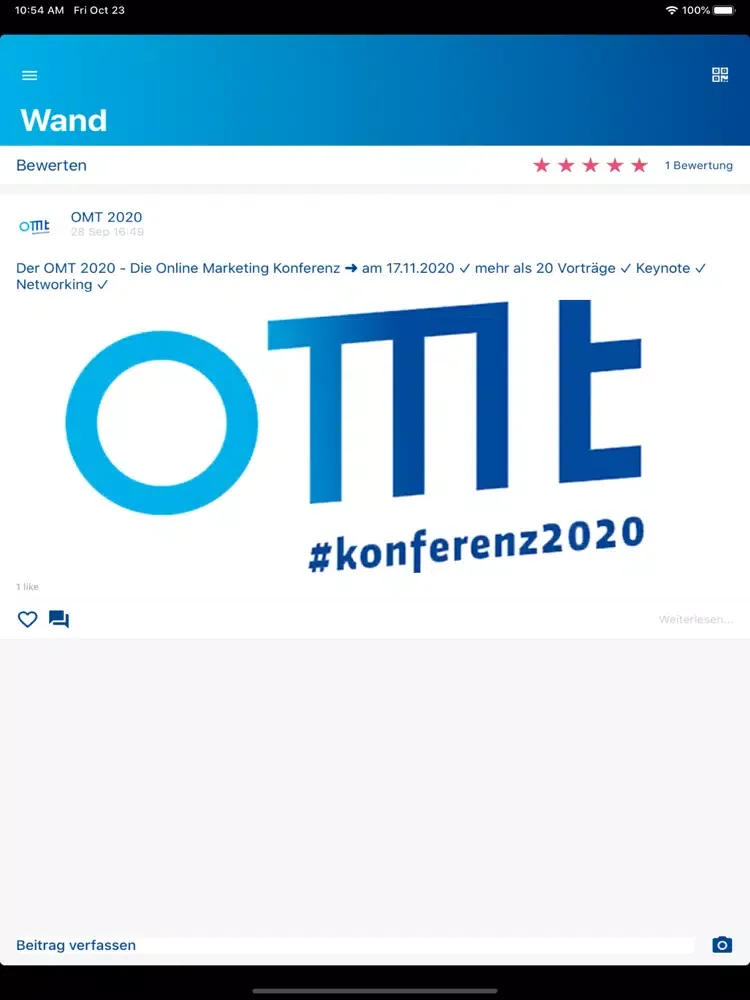 OMT 2020 iPad  Ekran Görüntüleri