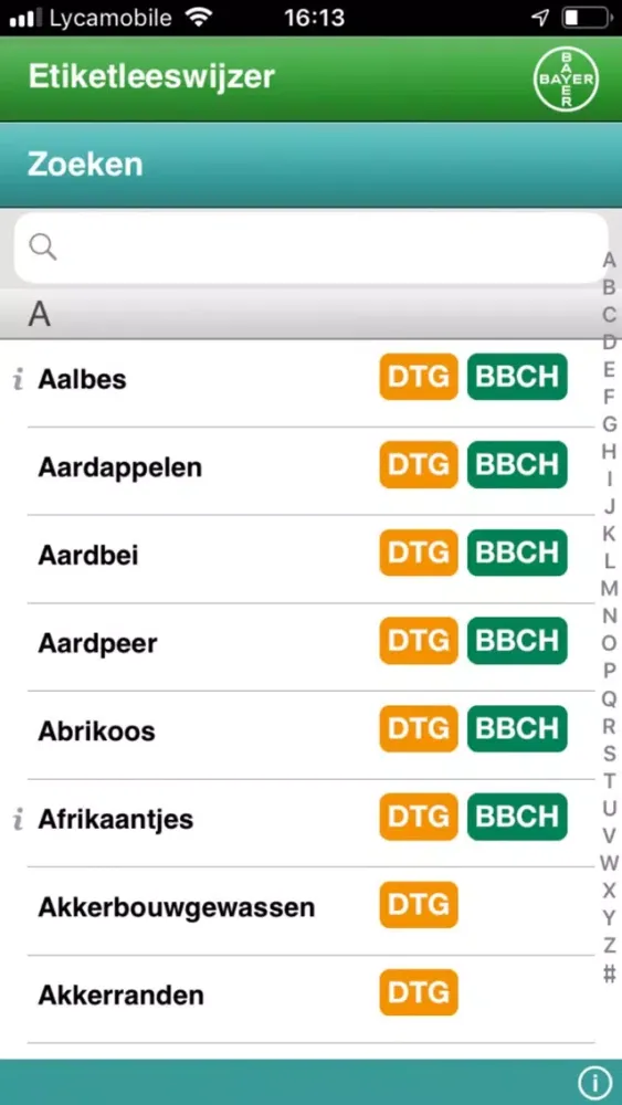 Etiketleeswijzer Ekran Görüntüleri
