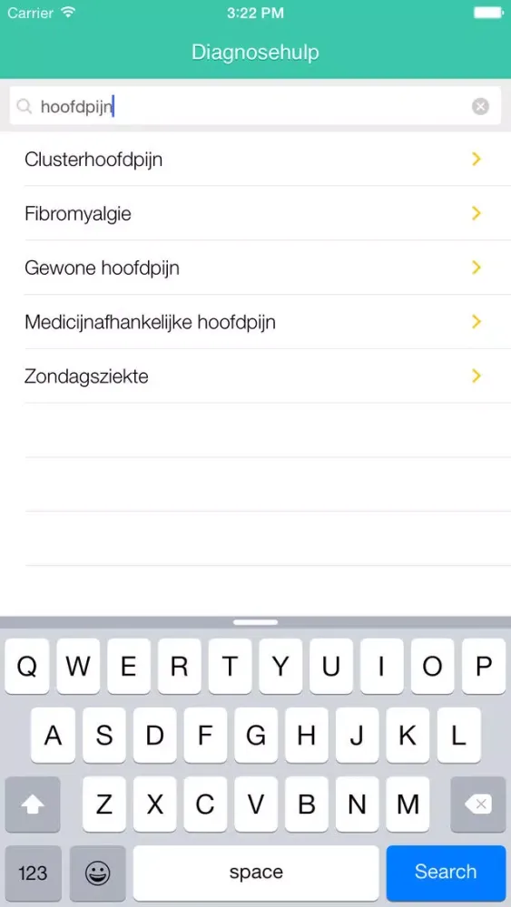 Diagnosehulp Screenshots