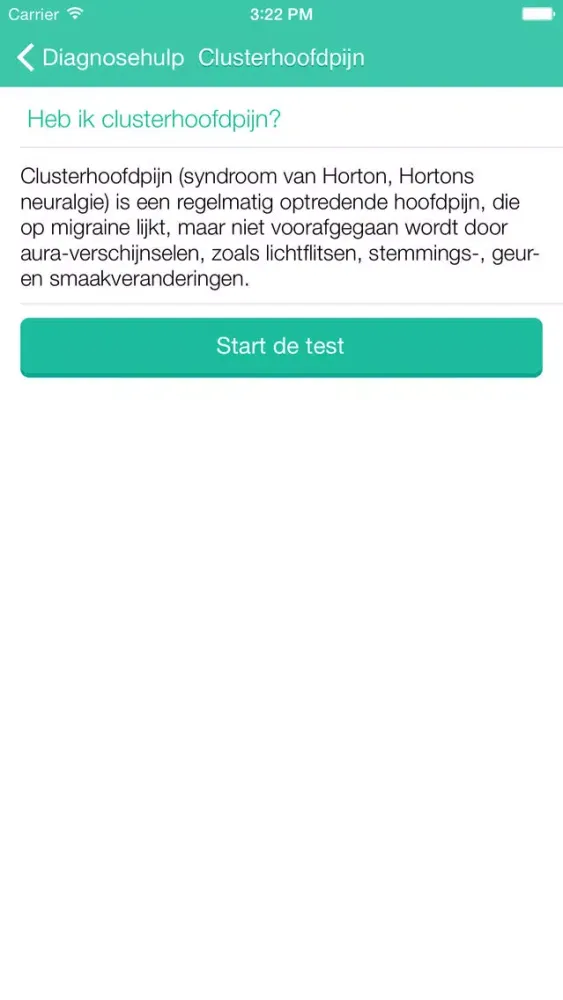 Diagnosehulp Screenshots