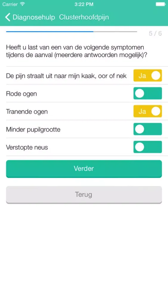 Diagnosehulp Screenshots