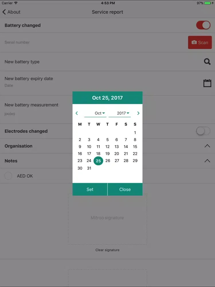 Captures d'écran de Mitroo Service Engineer app iPad 