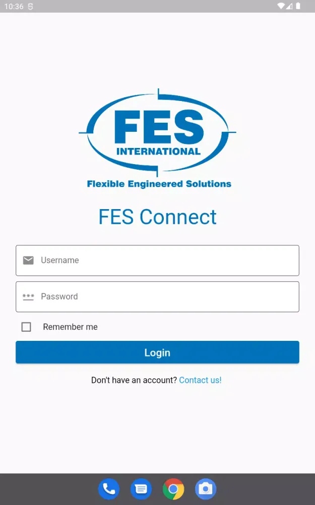 Tangkapan skrin FES Connect