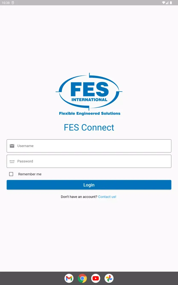 Tangkapan skrin FES Connect