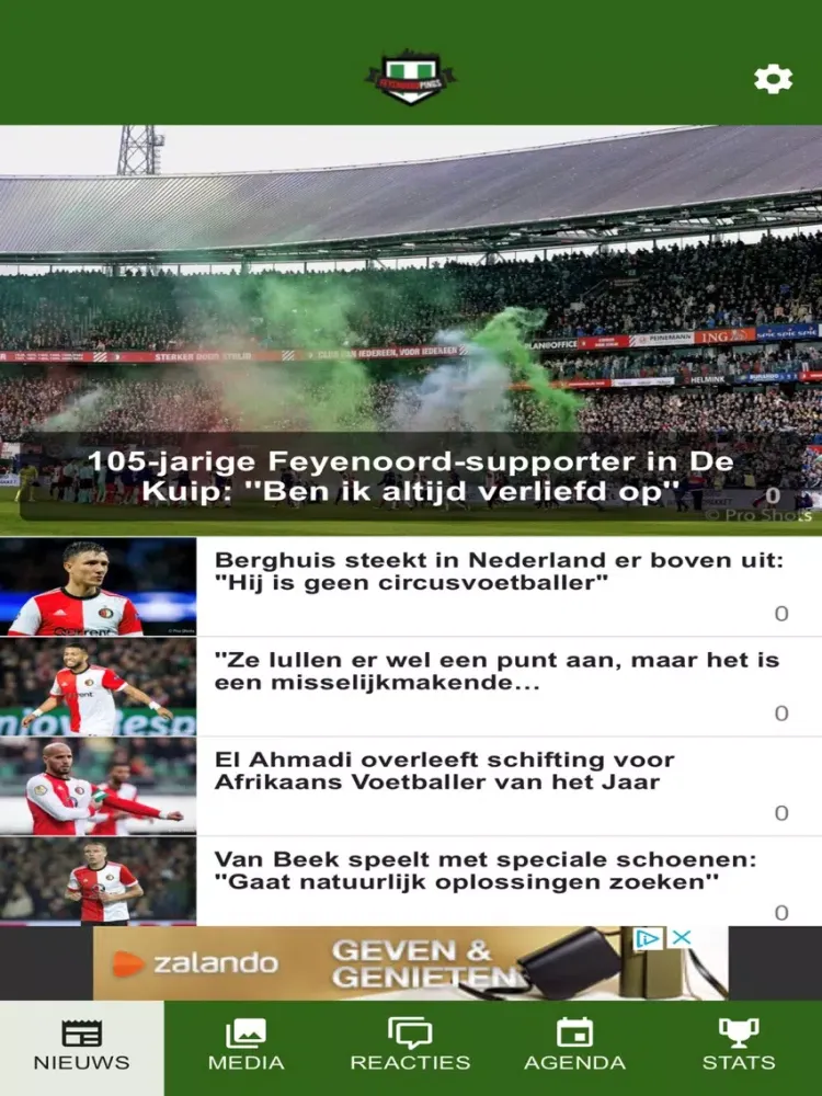 Скриншоты FeyenoordPings iPad 