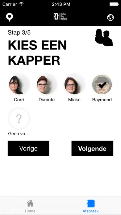 Ảnh chụp màn hình của Raymond Deckers Haarmode