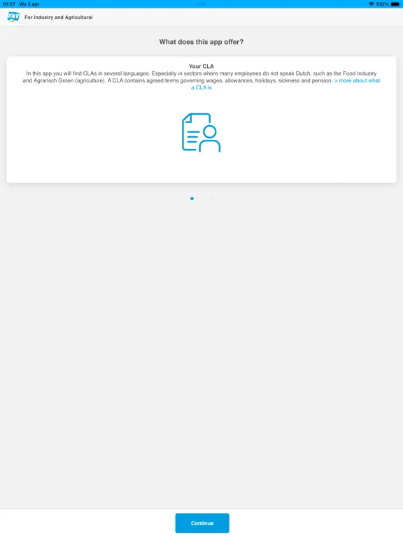 FNV CLA app iPad 应用截图