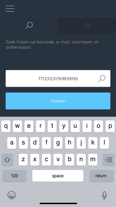 Ảnh chụp màn hình của Global Ticket Scan App