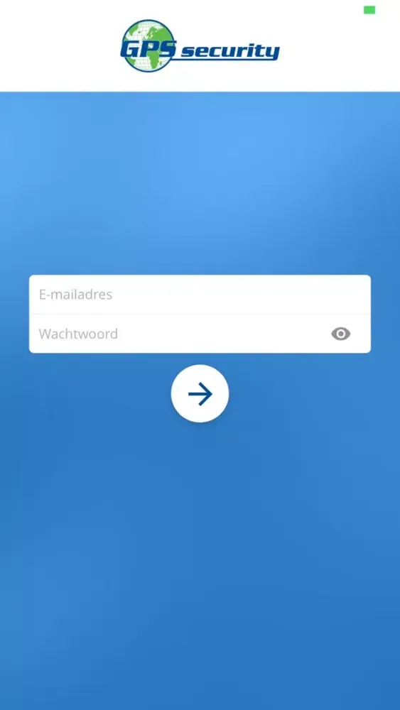 Capturas de tela do GPS Security