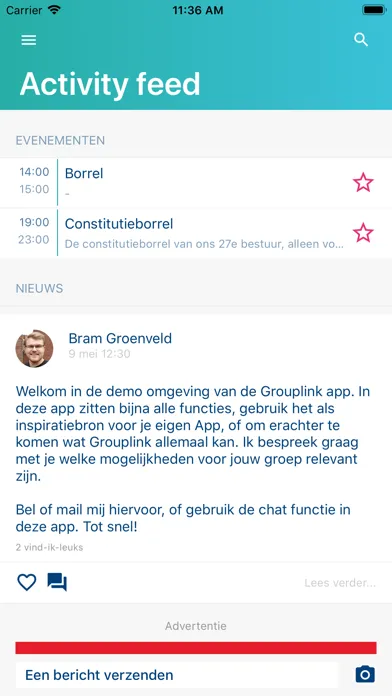 Zrzuty ekranu GroupLink