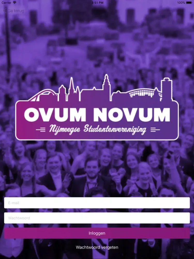 Ảnh chụp màn hình của N.S.V. Ovum Novum iPad 