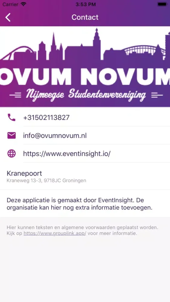 Ảnh chụp màn hình của N.S.V. Ovum Novum