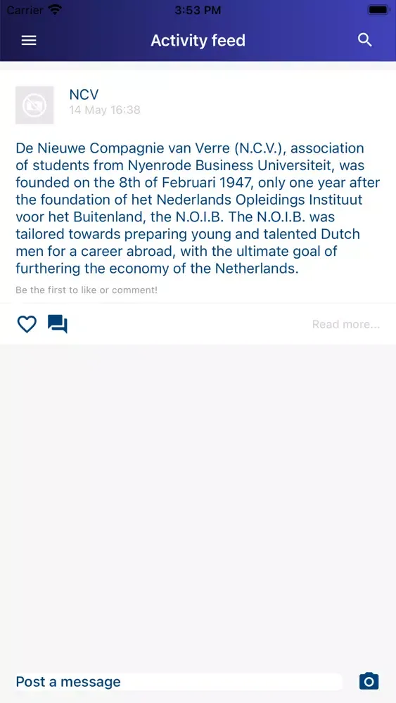 ภาพหน้าจอของ NCV Nyenrode