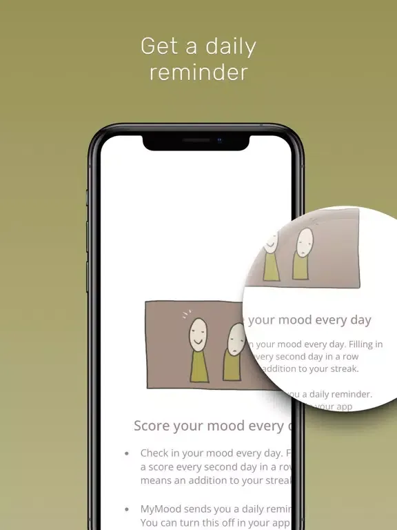 ภาพหน้าจอของ MyMood: aware of your feelings iPad 