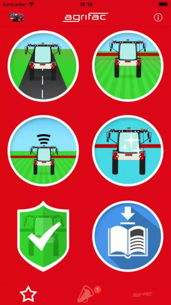 Tangkapan layar Agrifac Visual guide