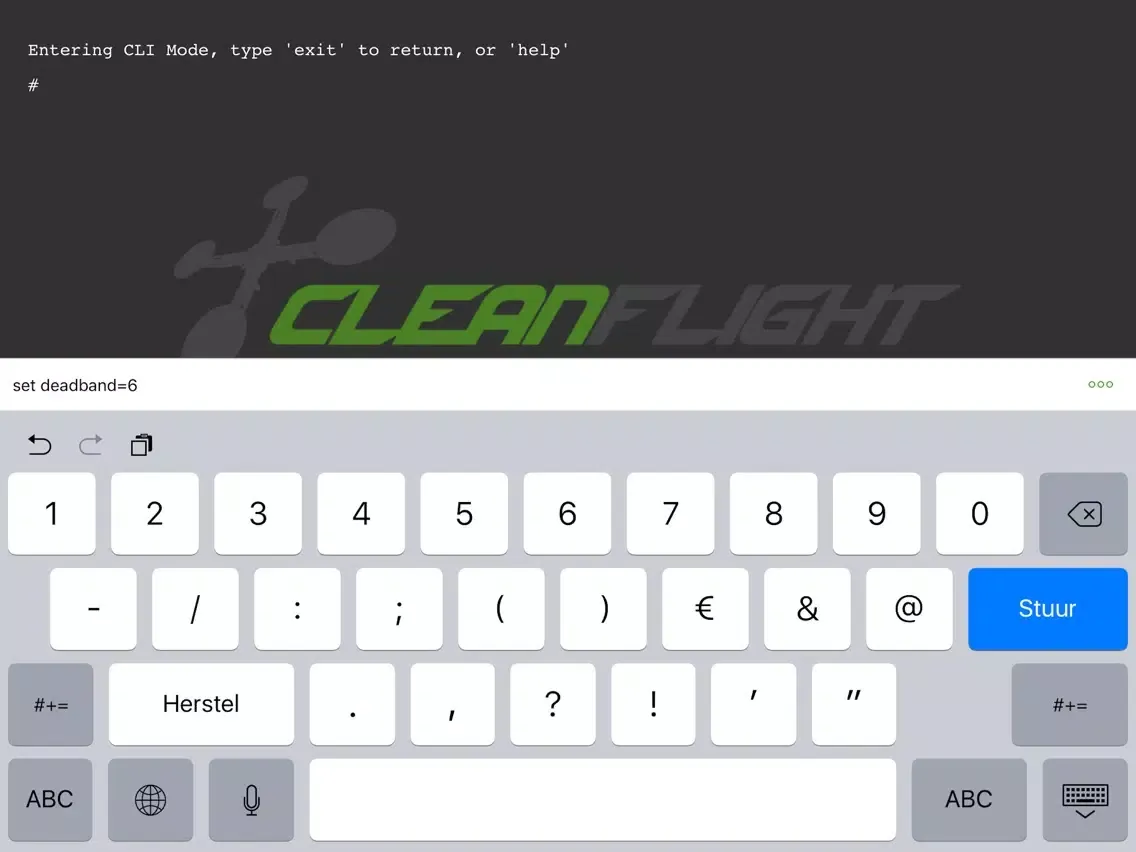 Capturas de pantalla de Eaze - Cleanflight Configurator iPad 