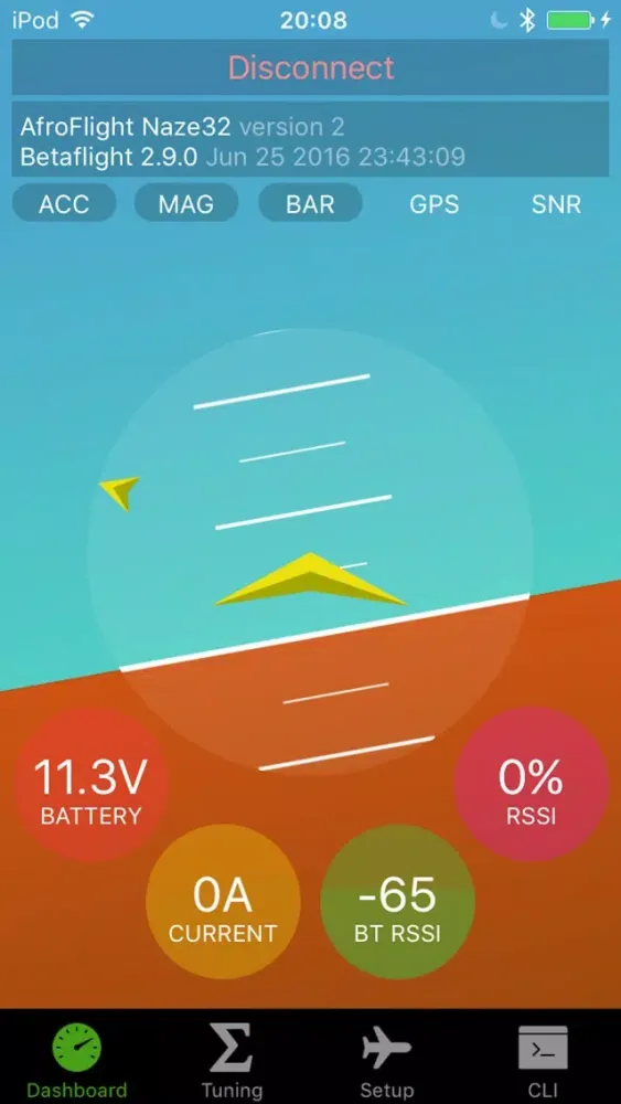 Capturas de pantalla de Eaze - Cleanflight Configurator