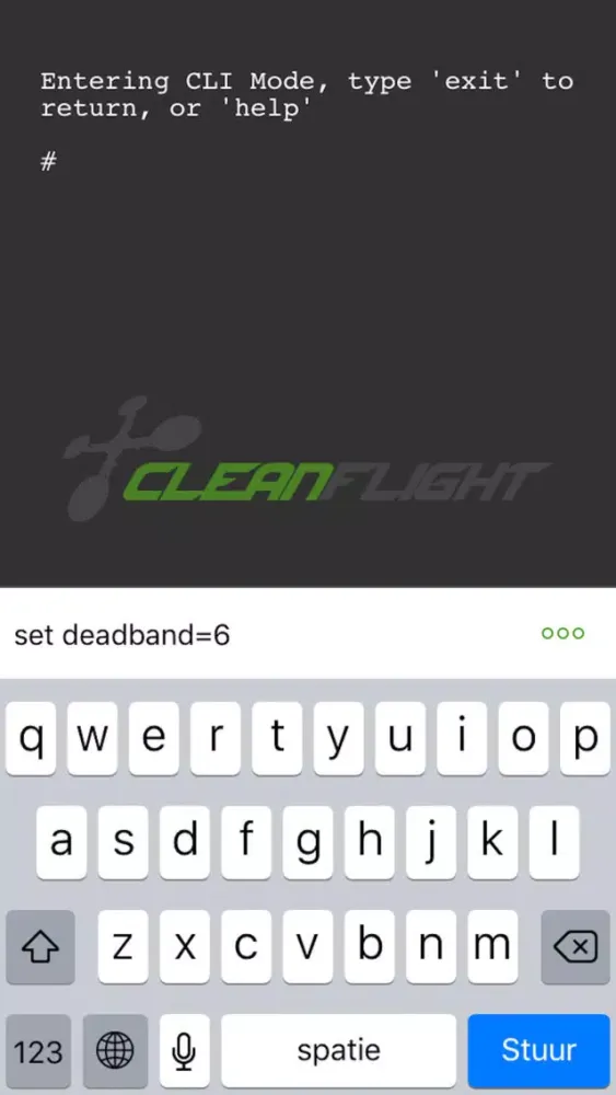 Capturas de pantalla de Eaze - Cleanflight Configurator