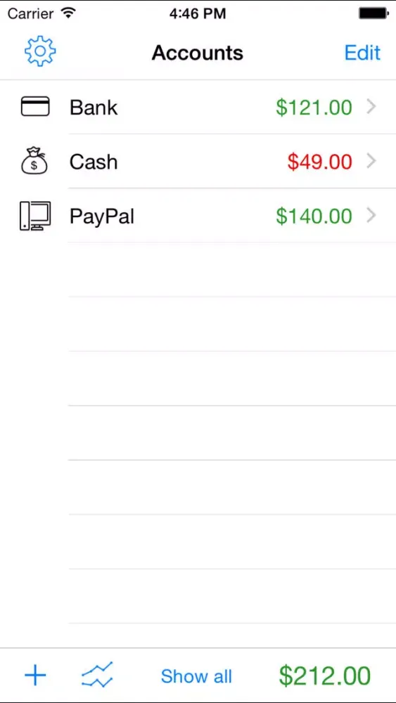 Capturas de pantalla de Moneyfiles - The simple expenses tracker