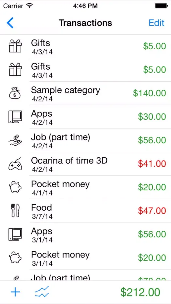 Capturas de pantalla de Moneyfiles - The simple expenses tracker