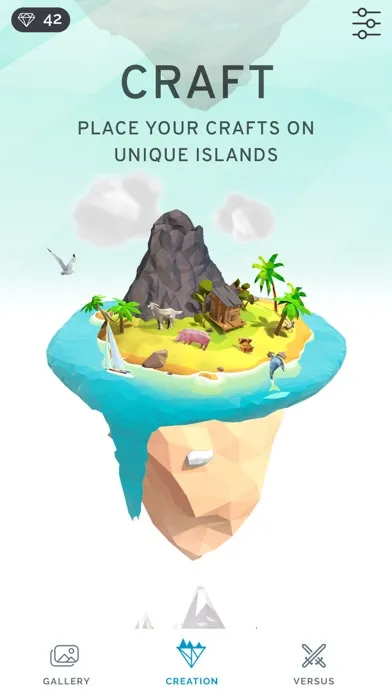 Captures d'écran de Poly Island: Coloring Art Book