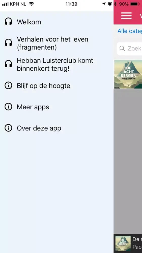 Hebban Luisterboek-app スクリーンショット