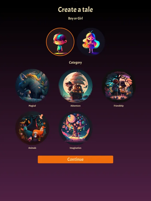 Tangkapan skrin Sleepy Tales iPad 