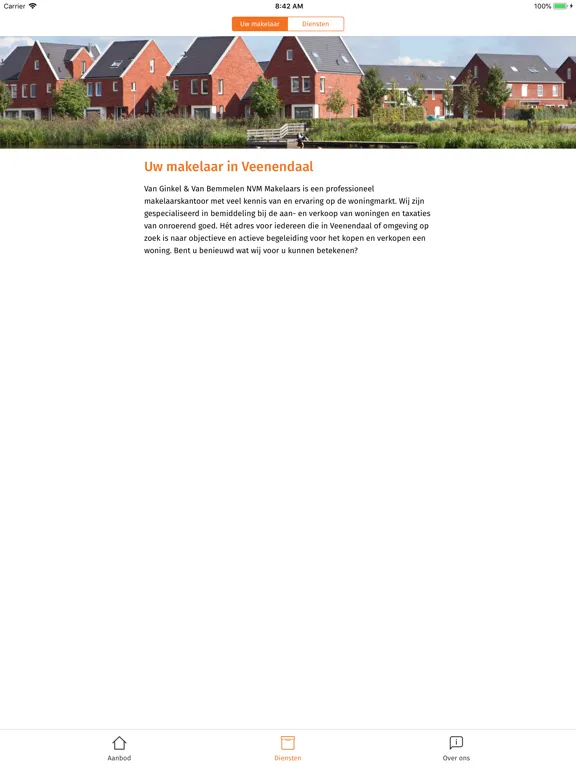 Van Ginkel & Van Bemmelen NVM iPad  Screenshots