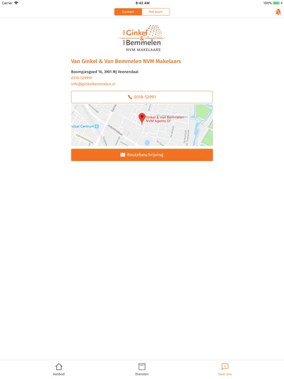 Van Ginkel & Van Bemmelen NVM iPad  Screenshots