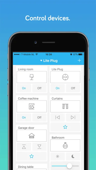 ภาพหน้าจอของ HomeWizard Lite
