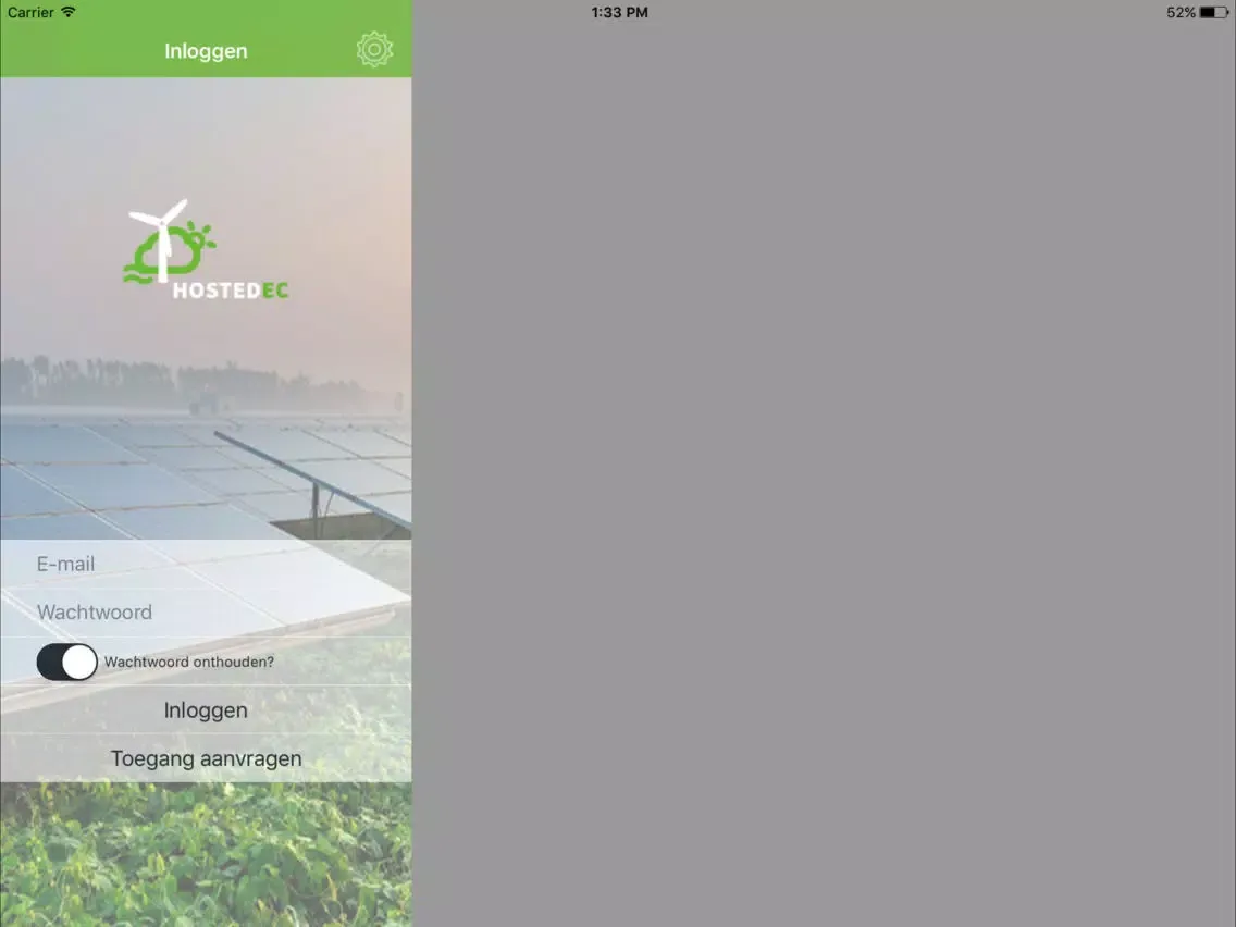 Hosted Energie iPad  스크린샷