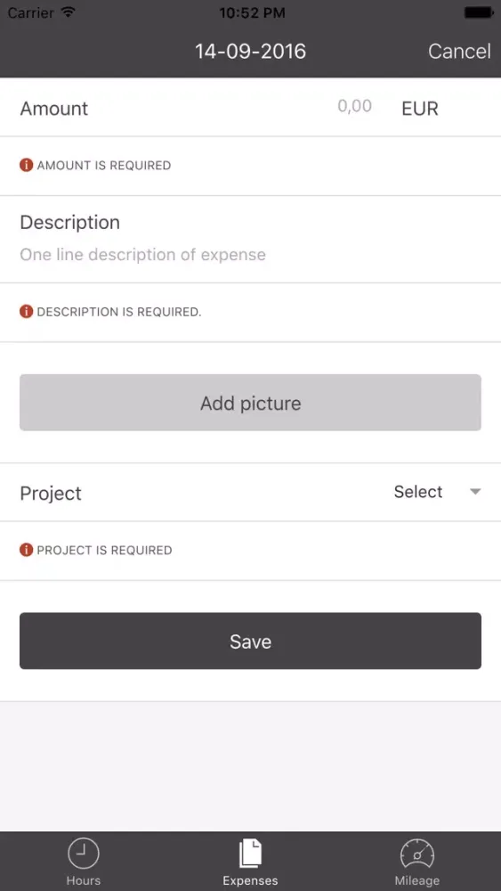 Zrzuty ekranu Hours - Timesheet Sharing
