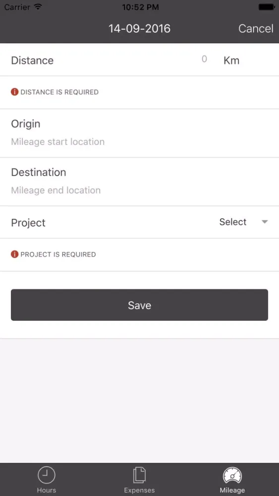 Zrzuty ekranu Hours - Timesheet Sharing