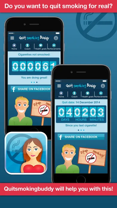 Quit smoking now – Quit smoking Buddy Pro! Screenshots