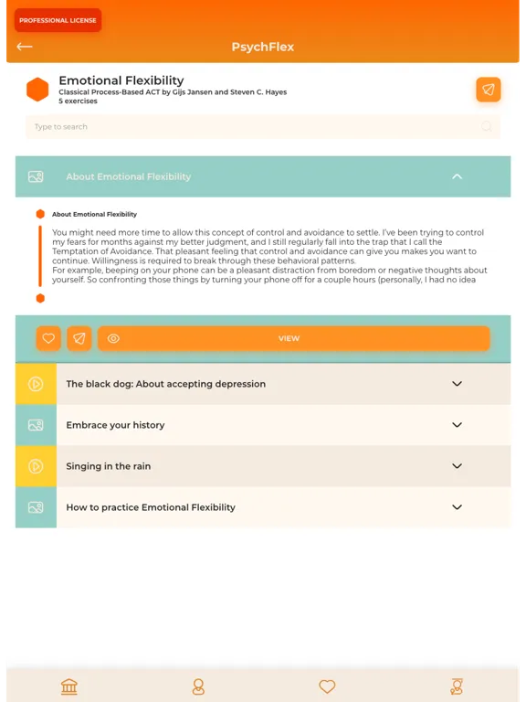 Psychflex iPad  Screenshots