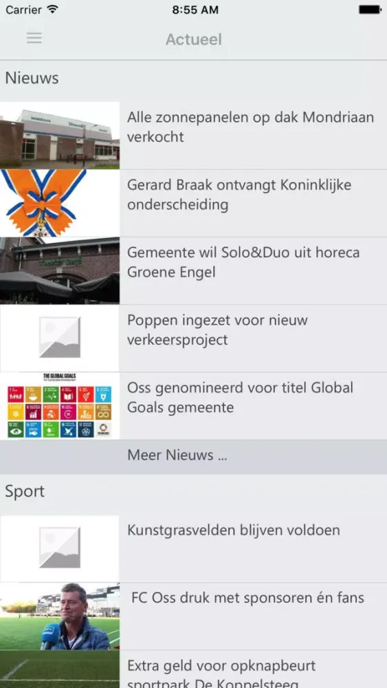 Ảnh chụp màn hình của DTV Den Bosch