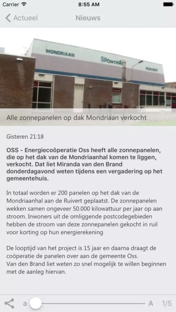 Ảnh chụp màn hình của DTV Den Bosch