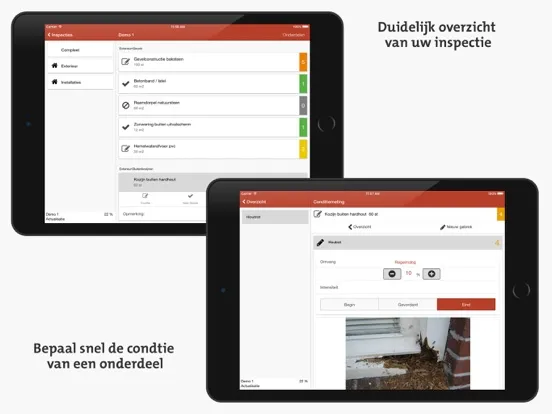 تصاویر Inspecteren voor Vastgoed iPad 