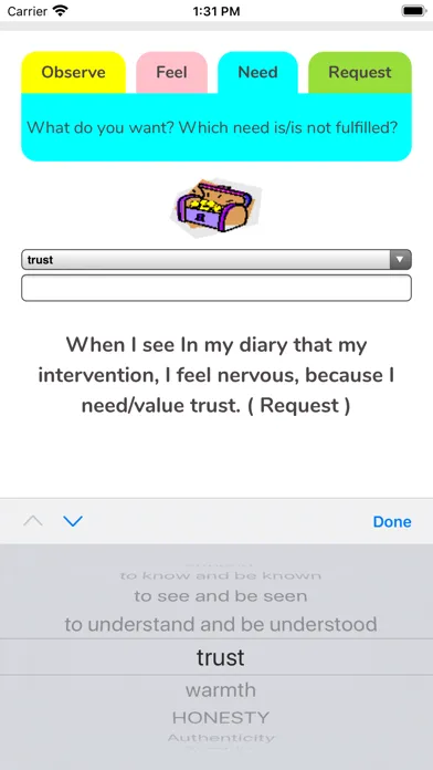 NVC Check-In Screenshots