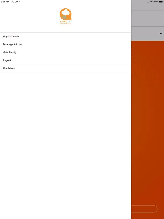 Capio Live Interpreters iPad  स्क्रीनशॉट